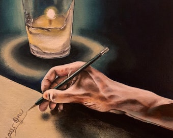 Schriftsteller Kunstdruck, Geschenk für Schriftsteller, Fine Art Print