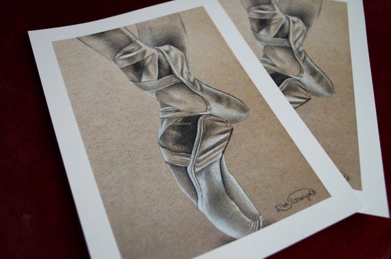 ballet shoes pencil drawing  My Life is an Abstract Painting
