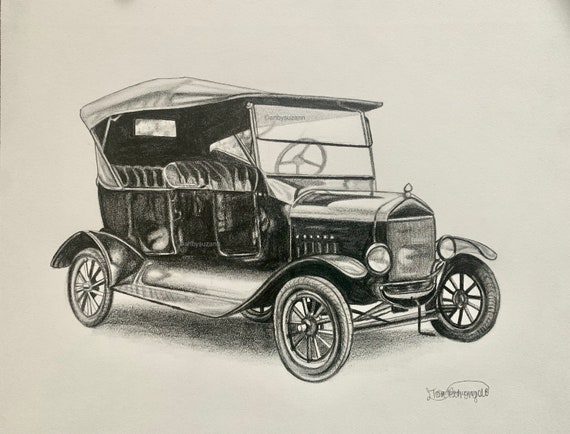 model a ford drawing