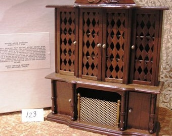 Sonia Messer Buffet, Walnut for Your Queen Anne Dollhouse