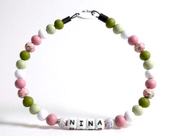 Collar para perro con cuentas de silicona