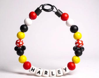 Collar de cuentas de silicona para perros
