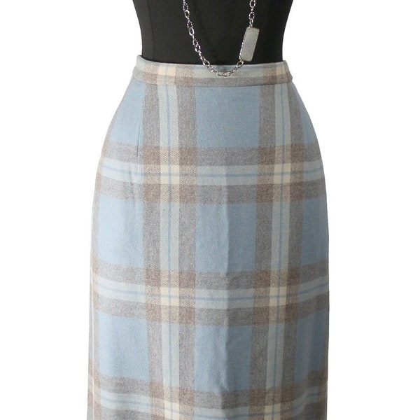 Plaid Pencil Skirts Etsy