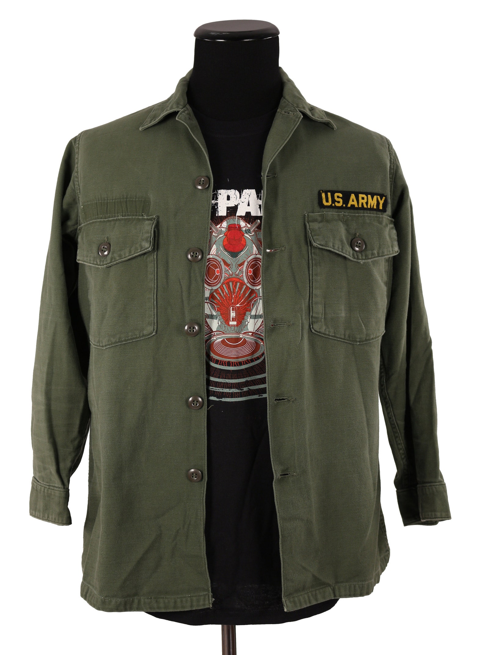 Vintage OG 107 Army Shirt / Basic Work Utility Uniform / Etsy