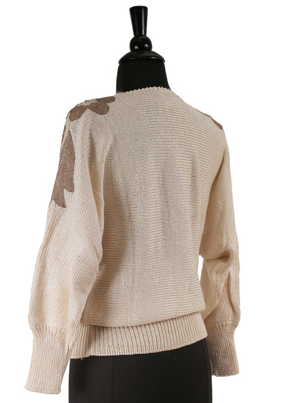 1980's Art to Wear Sweater, Luxe Angora and Silk … - image 4