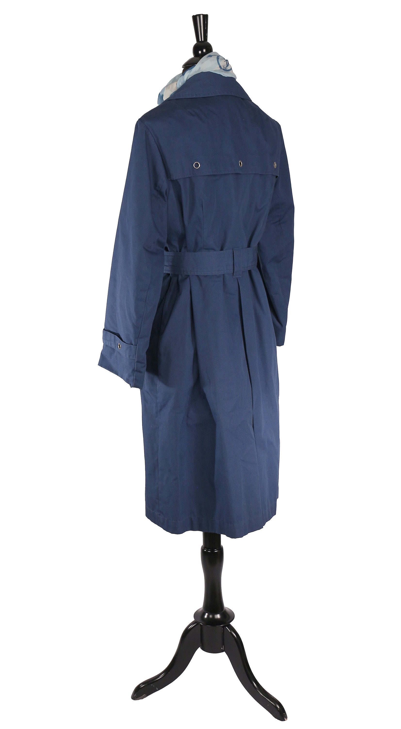 Vintage 1970s-80s Blue All Weather Trench Coat by British - Etsy