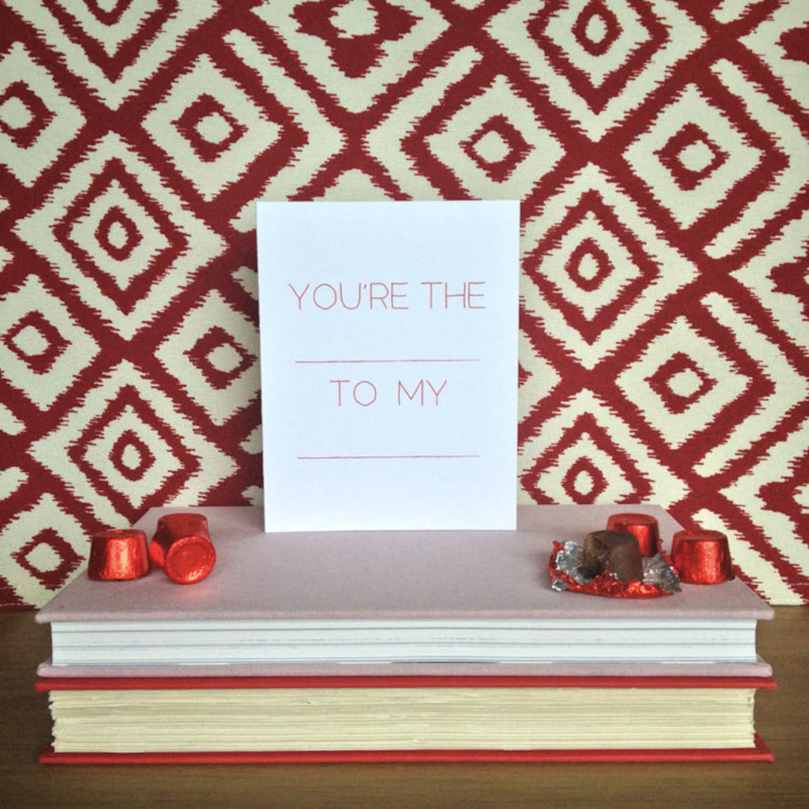 You're The Blank To My Blank DIY Card Etsy
