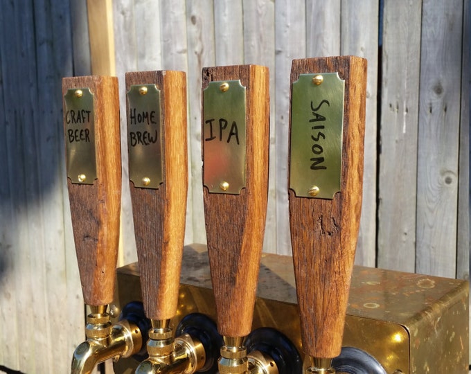 Reclaimed Wood Dry Erase Beer Tap Handle
