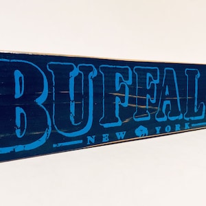 Buffalo, New York wooden sign