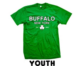 YOUTH - Buffalo New York Irish best 1832 t-shirt | Royal Tee | graphic t shirt | premium shirt