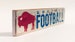 Buffalo Football wooden rustic sign plaque 