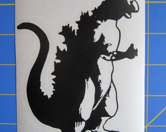 Calcomanía/Pegatina de Godzilla de los años 60 4X5