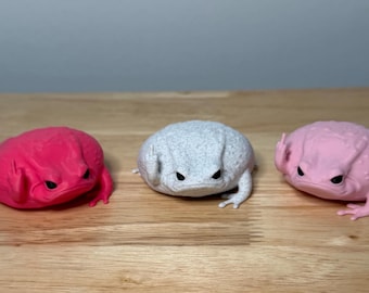 3D Printed Grumpy Middle Finger Frog
