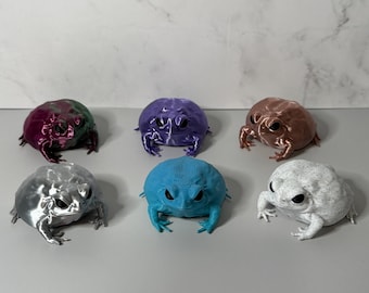 3D Printed Grumpy Frog