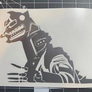 Mechagodzilla Decal/Sticker 5x6.5