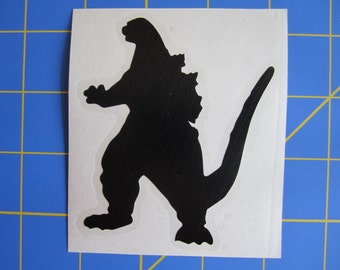 Godzilla 1980's Decal/Sticker 3X3.5