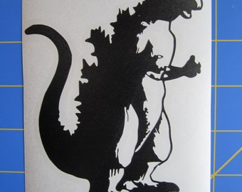 Godzilla 60s Decal/Sticker 4X5