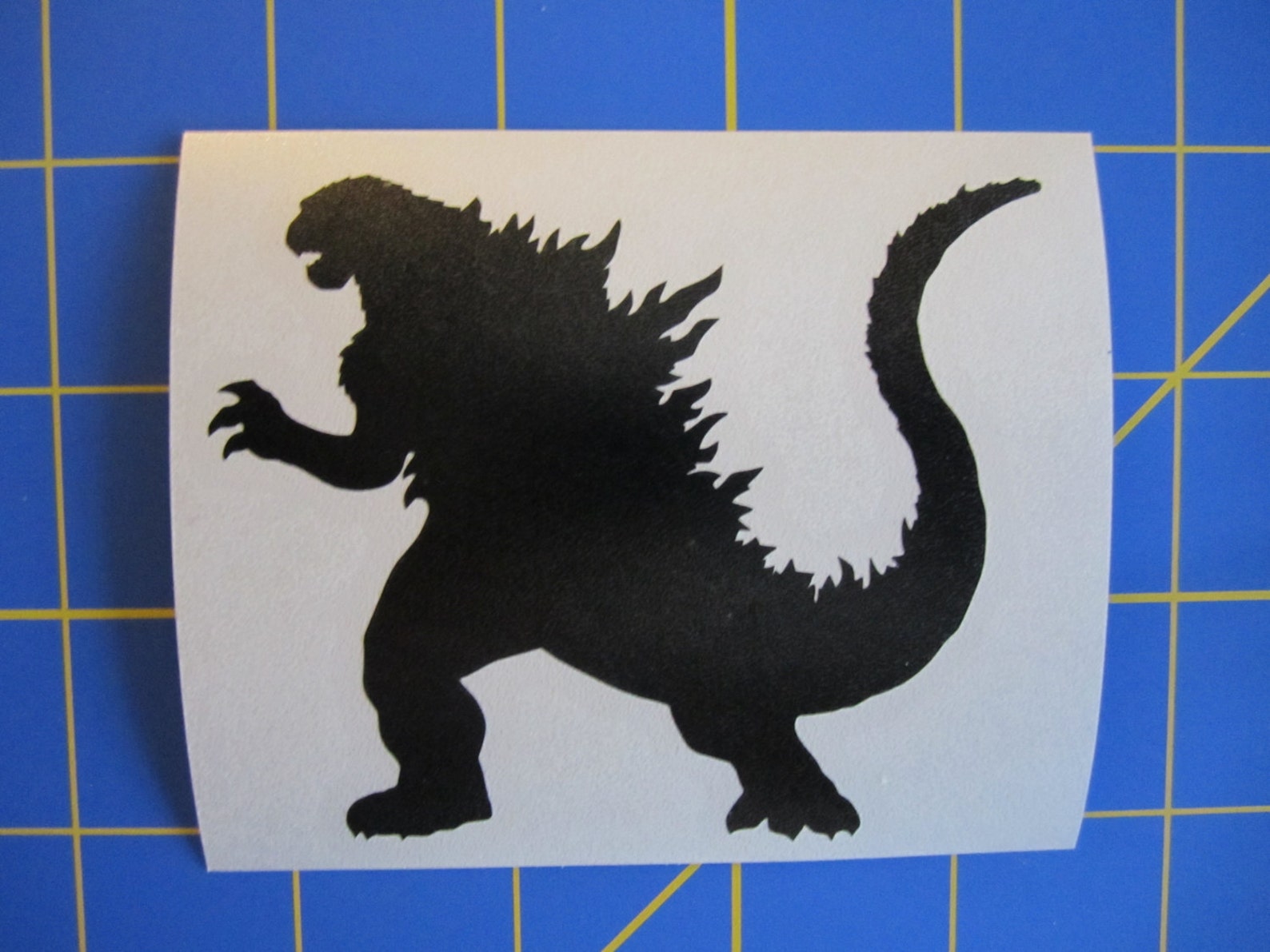 Godzilla Decal/Sticker 3X3 Etsy