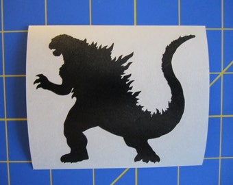 Godzilla Decal/Sticker 2x2 or 3X3