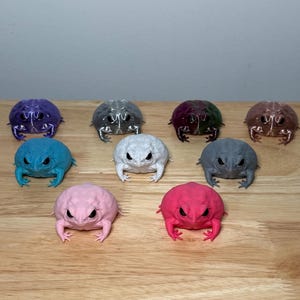 3D Printed Grumpy Frog