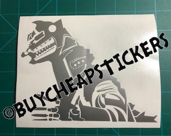 Mechagodzilla Decal/Sticker 5x6.5