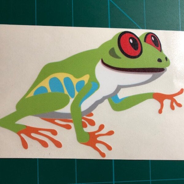 Tree Frog Decal Etsy