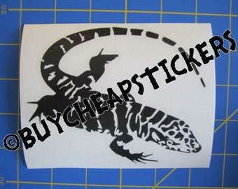 Tegu Lizard Decal/Sticker - 4X5