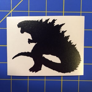 Godzilla 2014 Silhouette Decal/Sticker 3X4