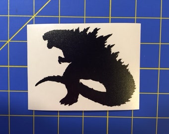 Godzilla 2014 Silhouette Decal/Sticker