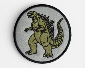 Godzilla Embroidered Coaster