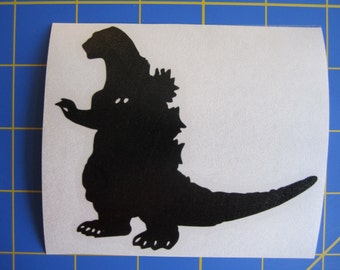 Godzilla 1950's Decal/Sticker 3.5X4