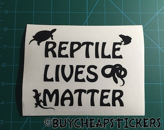 Reptile Lives Matter Decal/Sticker 5X5