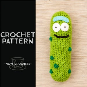 Häkelanleitung für Pickle Rick