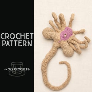 Padrão de crochê Facehugger