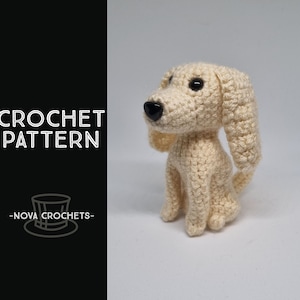 Tiny Golden Retriever Crochet Pattern