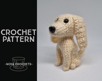 Tiny Golden Retriever Crochet Pattern