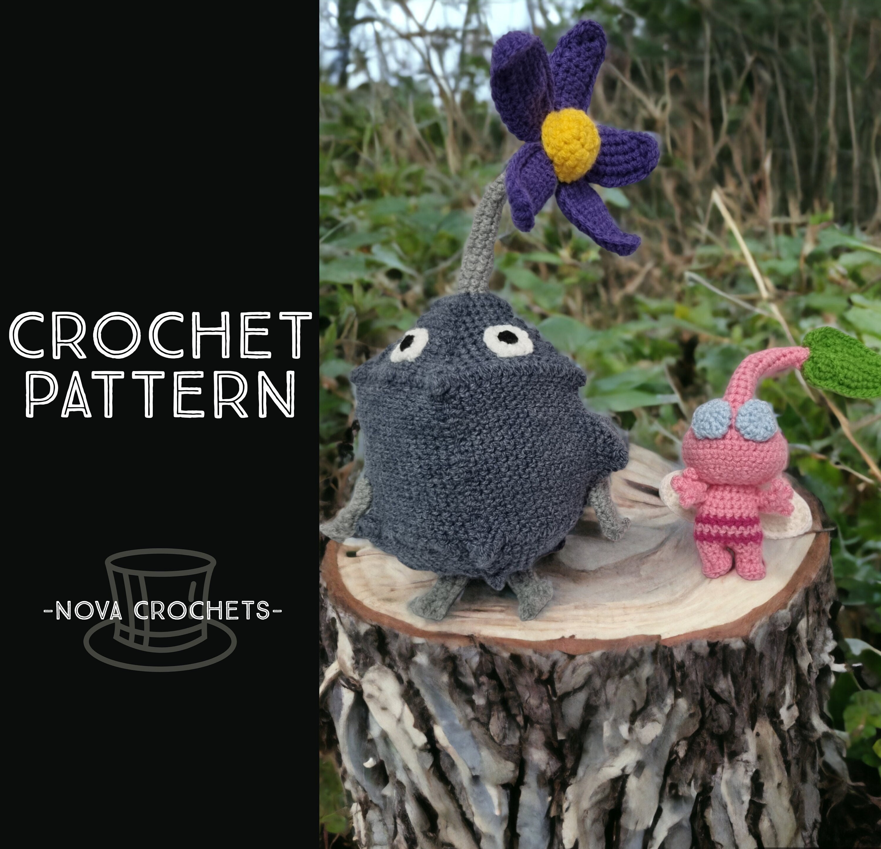 Rock & Flying Pikmin Crochet Pattern