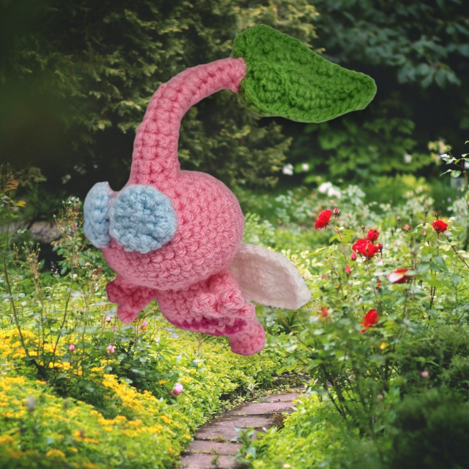 岩と空飛ぶピクミンのかぎ針編みパターン - Etsy 日本