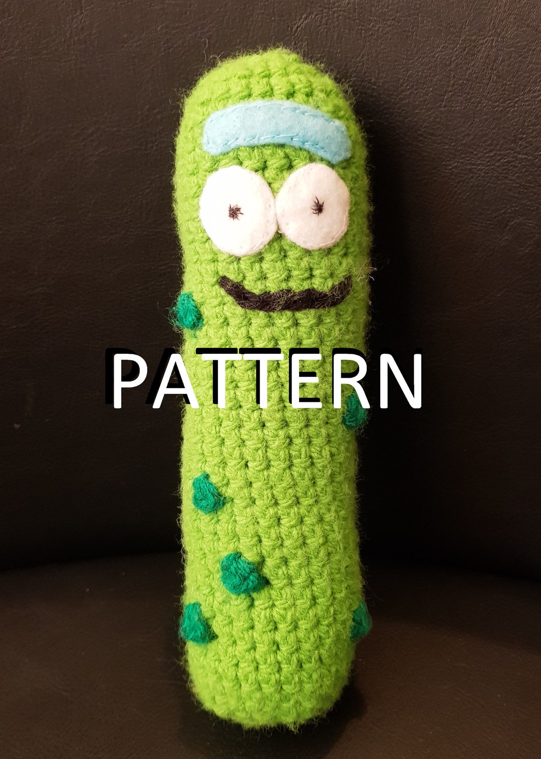 Pickle Rick Pattern Pickle Rick Crochet Pattern - Etsy