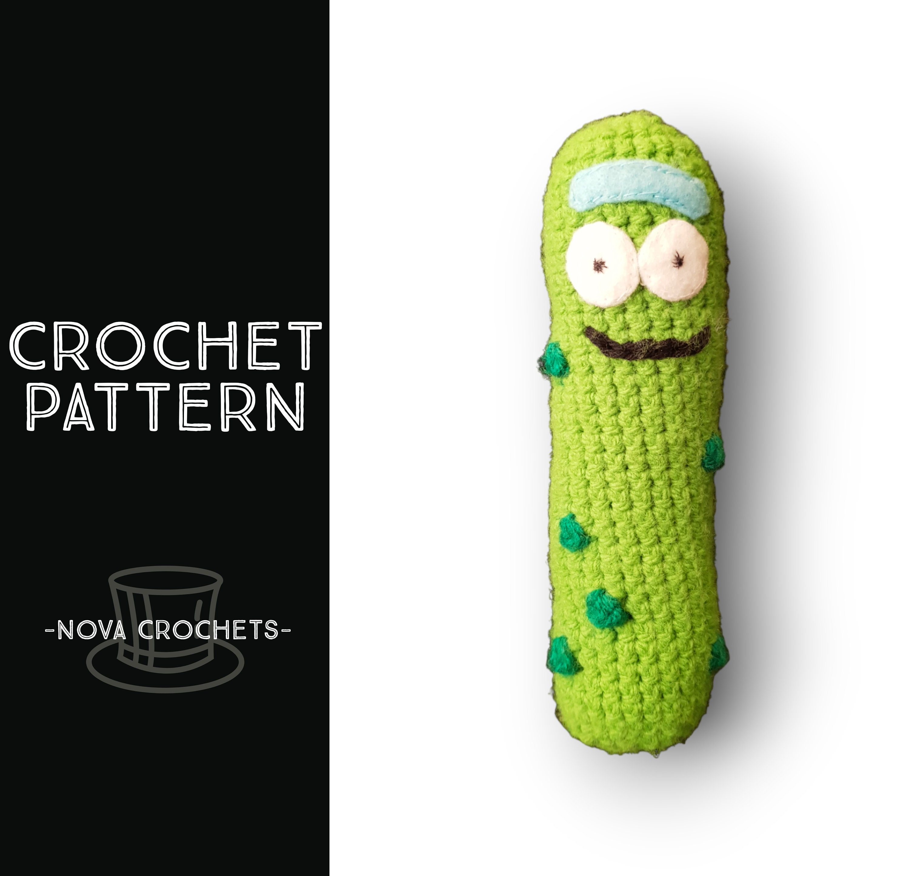 Crochet Pickle Rick Plush Pattern — Summerbug Crafts