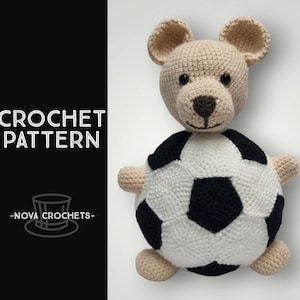 Football Teddy Bear Crochet Pattern
