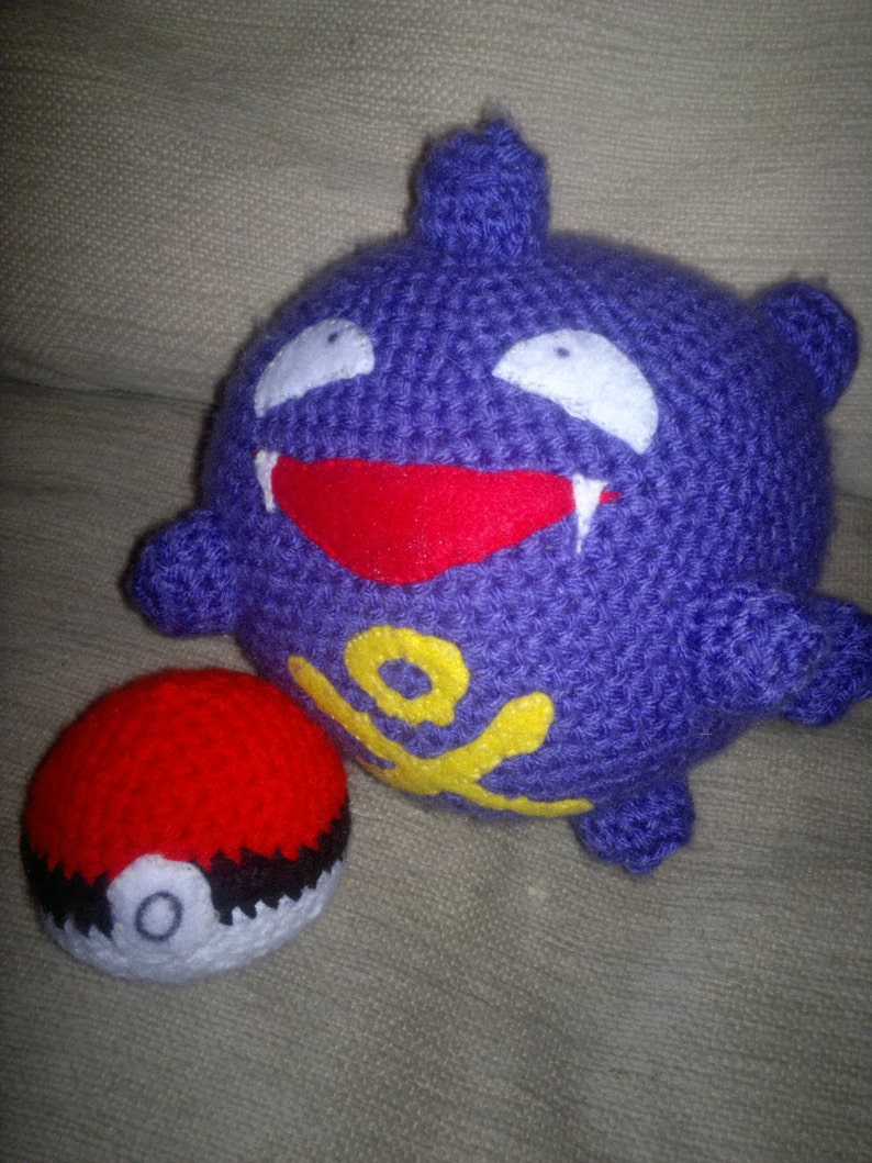 Koffing Pokemon Crochet Pattern Etsy