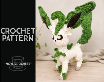 Leafeon Crochet Pattern