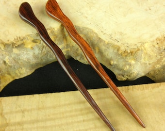 Rosewood Hair Sticks