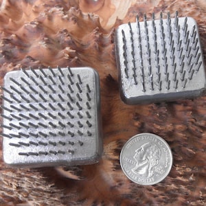 2 42mm  Square or 1.65&quot; Square Floral Pin Frogs or Kenzan for Japanese Ikebana Vases or Stands
