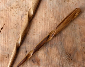 Teak, other Hair Sticks