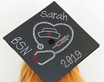 Rn Graduation Cap Etsy