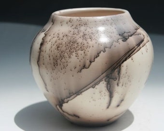 handmade horsehair pottery vase (HH6521D)