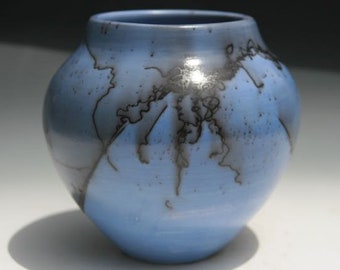 handmade horsehair pottery vase (HH6521B)