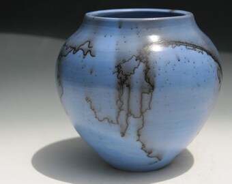 handmade horsehair pottery vase (HH6521A)